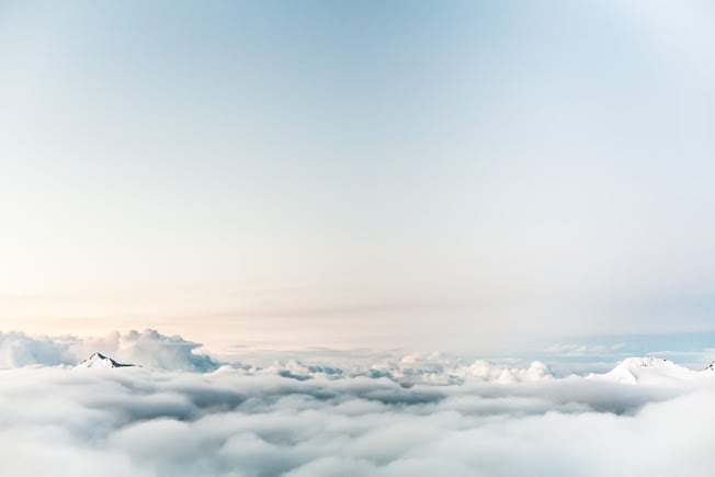 Relaxing cloudscape
