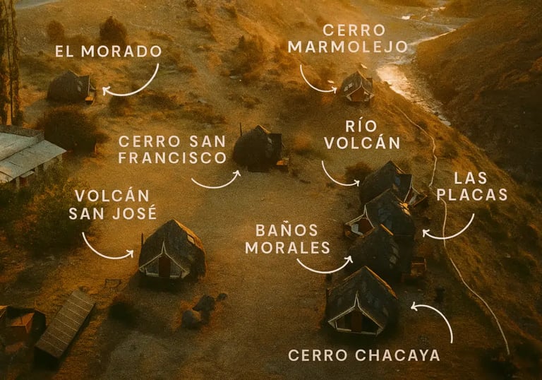 Atardecer con vista a los Domos Vitamonti