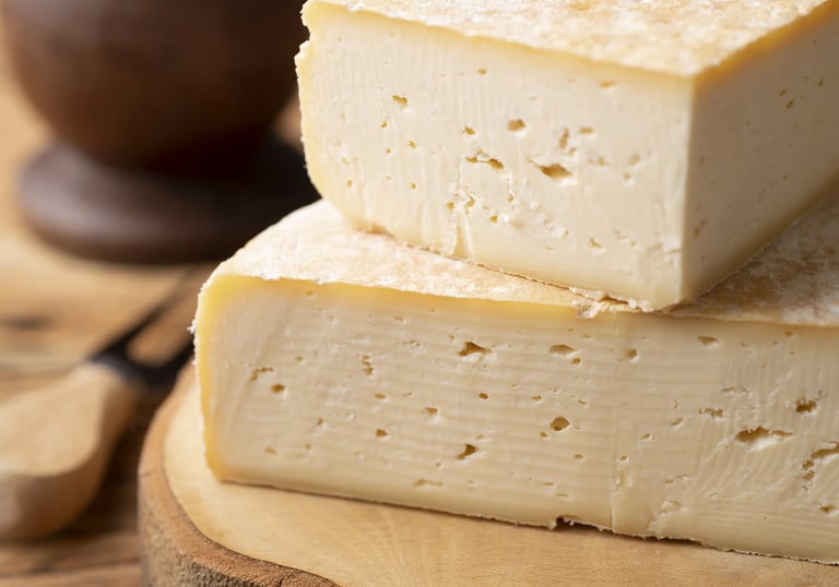 Queijo Minas artesanal, uma iguaria tradicional de Araxá, destacando a culinária local