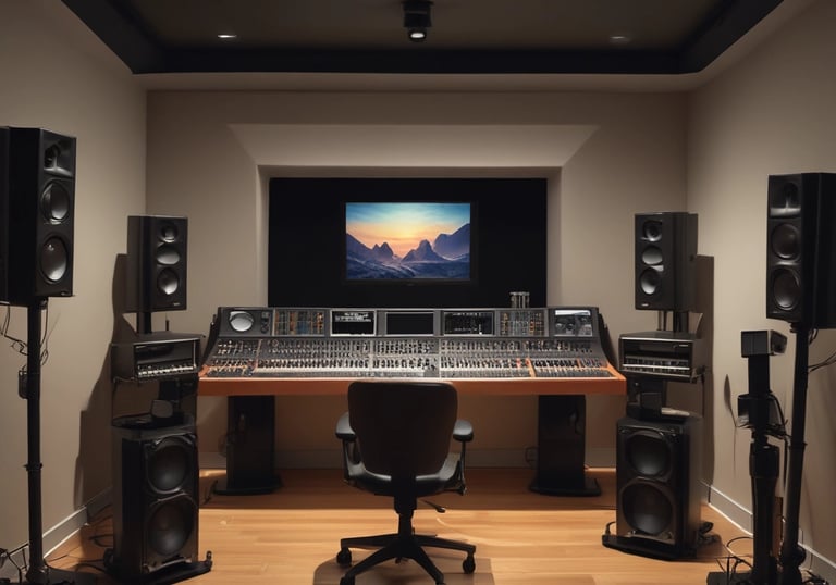 a computer monitor sitting on top of a desk