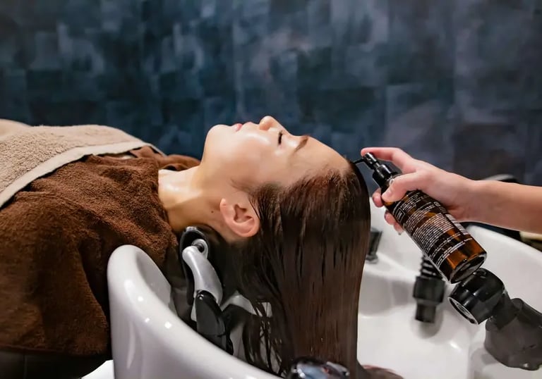 Professional detangle matted hair treatment in London salon, gentle and safe for all hair types.