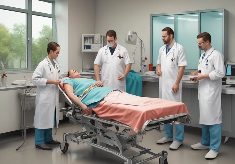 A healthcare professional providing telemedicine services.