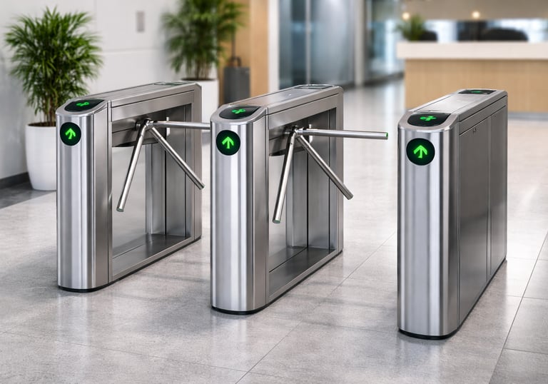 Pasang Turnstile Gate