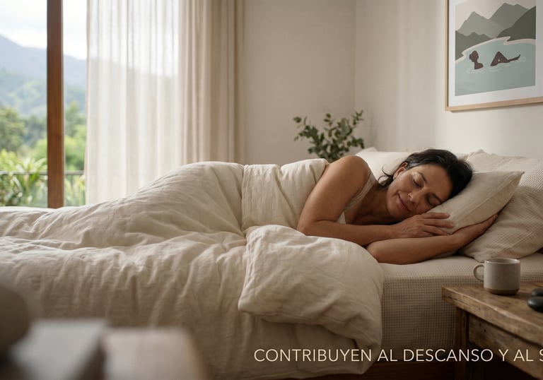 Contribuyen al descanso y al sueño