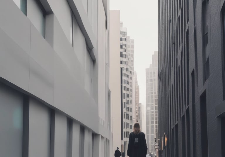 HORIX Abstract modern lifestyle scene reflecting confidence, contemporary fashion culture, and globa