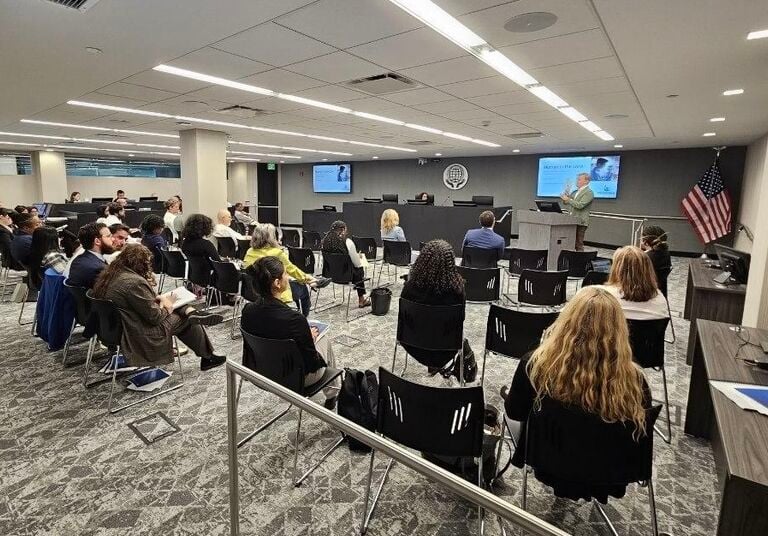 Nick Reese providing advisory services to room of experts