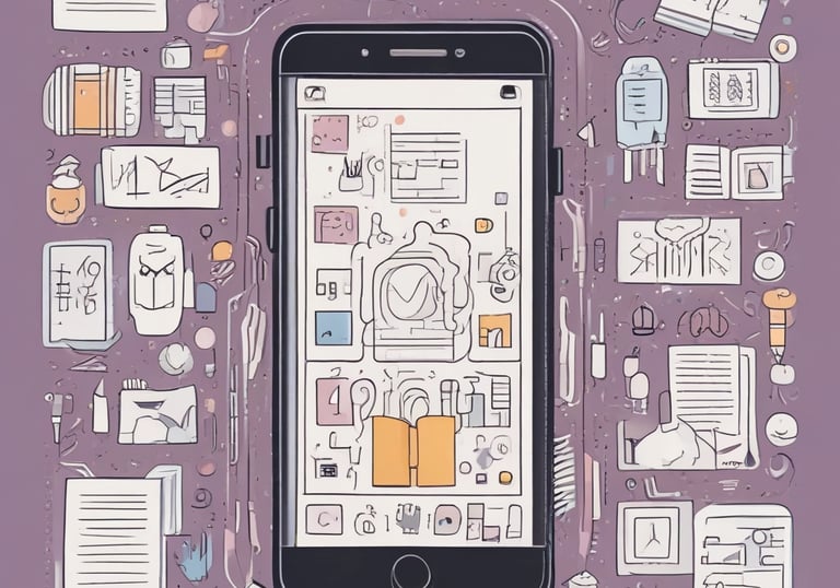 Illustration showing a network of diverse people connected by lines, symbolizing global mentorship connections.
