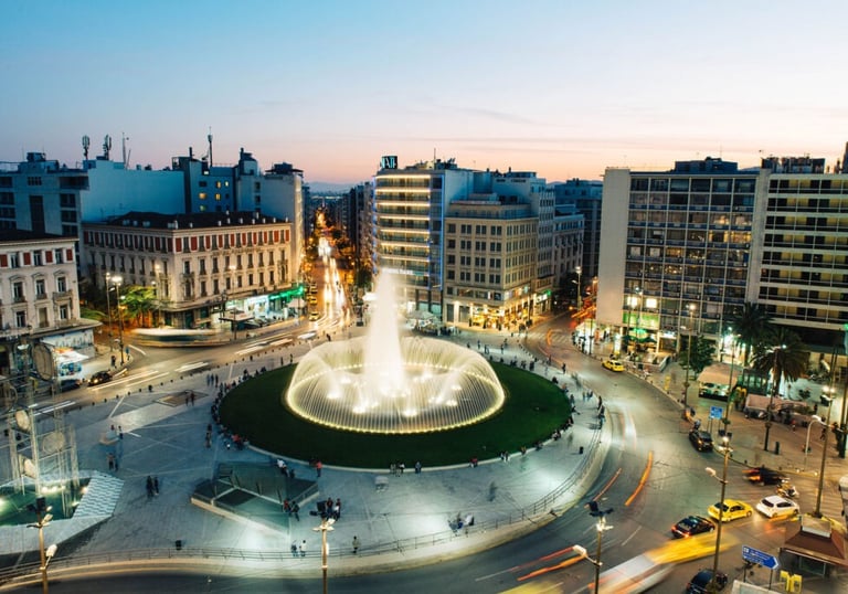 Athens Landmarks Omonoia