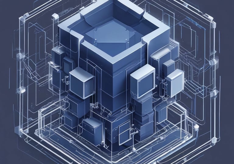 Close-up of detailed compliance documents with ISO 42001 certification.