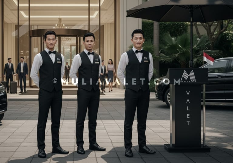 MULIA VALET - Jasa valet parking hotel mall resto bar di Jakarta Bogor Depok Bekasi Bintaro
