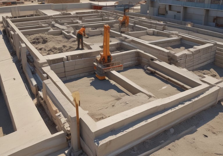 a man riding a skateboard down a street next to tall buildings