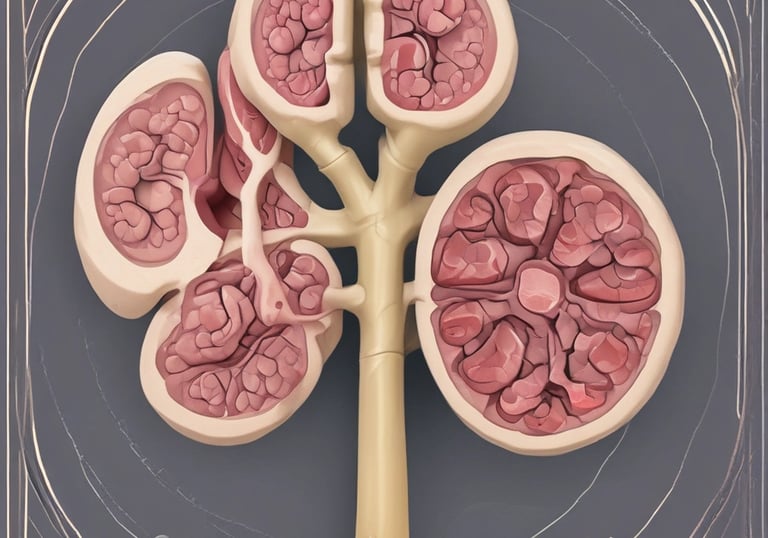 a man riding a skateboard down a street next to tall buildings