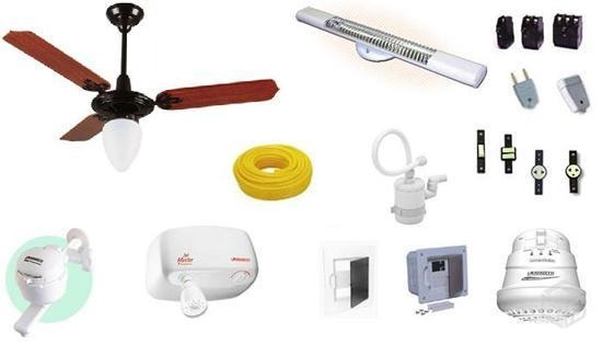 Troca de lâmpadas, reparo ou instalação de tomadas e interruptores, instalação de ventiladores de te