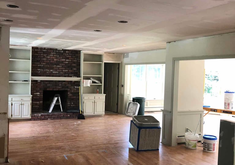 Smooth finished drywall ceiling in westfield ma