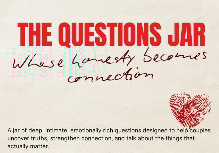 The Questions Jar Printable Couples Game
