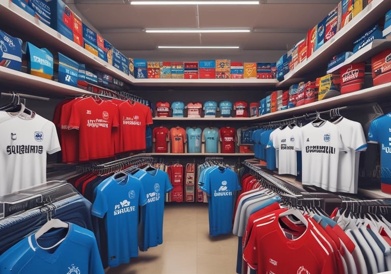 A group of young people are playing futsal on an outdoor court. Two players in bright green jerseys are hugging, possibly celebrating. Other players, wearing various team uniforms, are nearby, and there are motorcycles parked and spectators sitting in the background. The surrounding area contains green trees, providing a natural backdrop.
