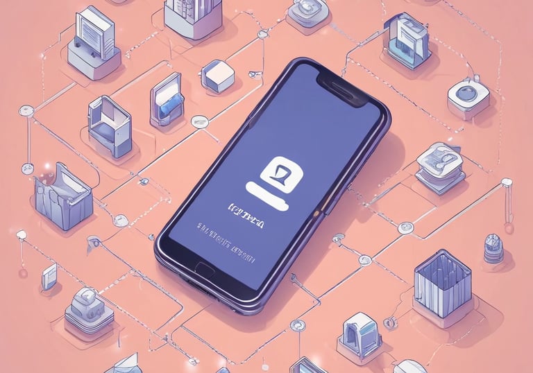 a man riding a skateboard down a street next to tall buildings