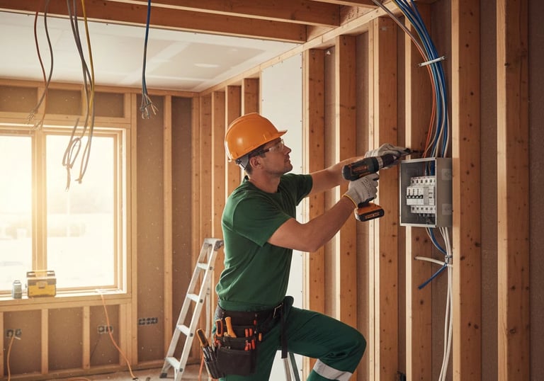 Electrician in Birmingham house rewiring