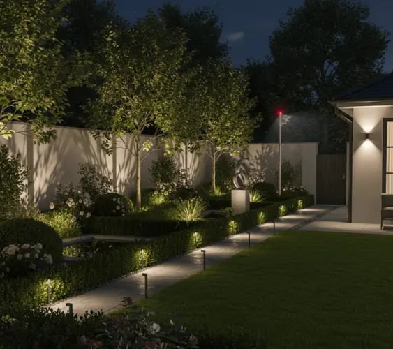 Garden lights installer in Bedworth Security lights