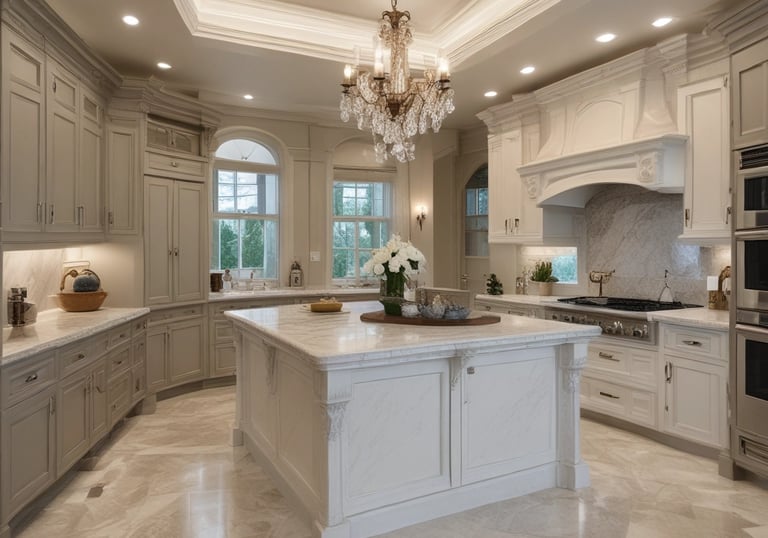 Modern custom furniture pieces arranged in a stylish living room setting.