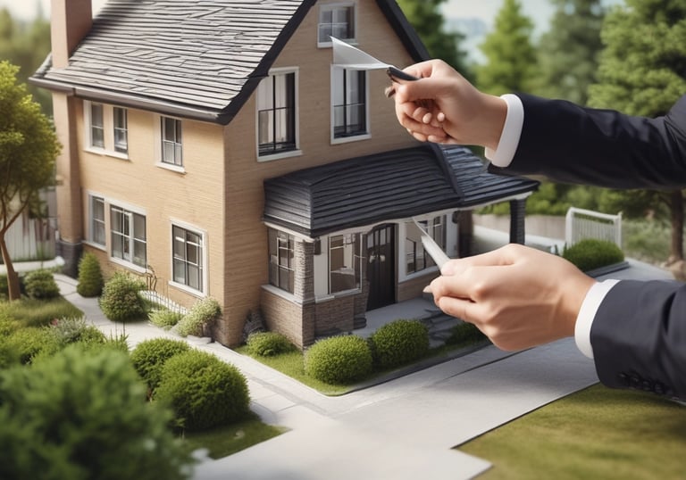 A close-up of hands exchanging a package in a warm, well-lit room.