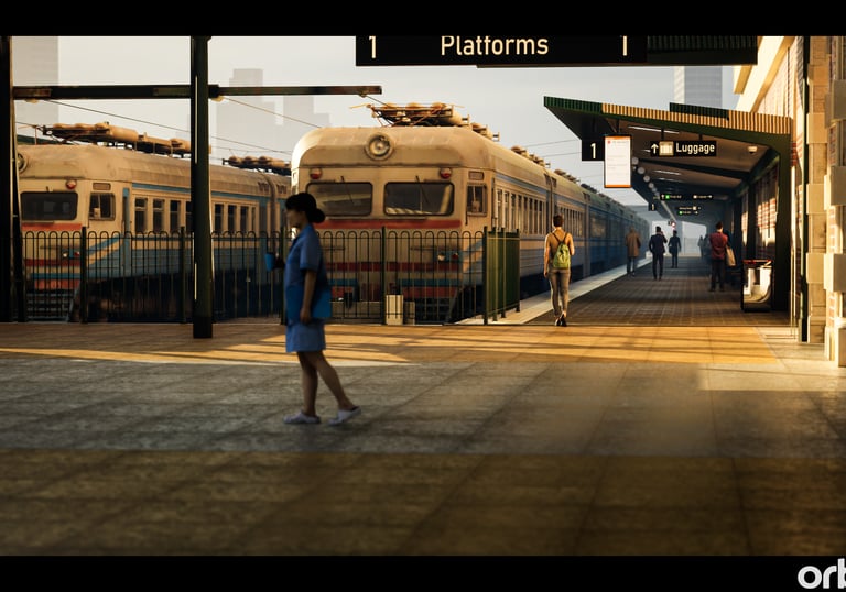 Sydney Central Station 3D Environment Art, UE5