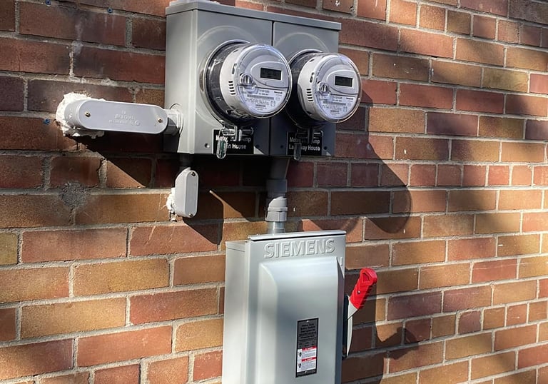 Electrical service upgrade for multi unit residential dwelling