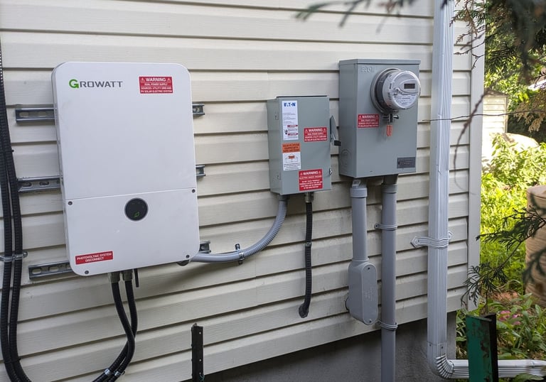 Electrical service upgrade for solar installation