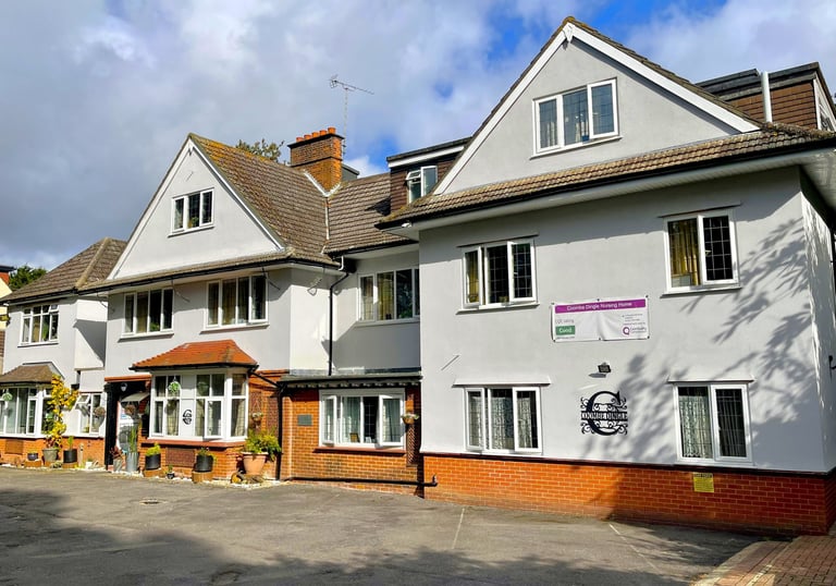 front of coombe dingle care home
