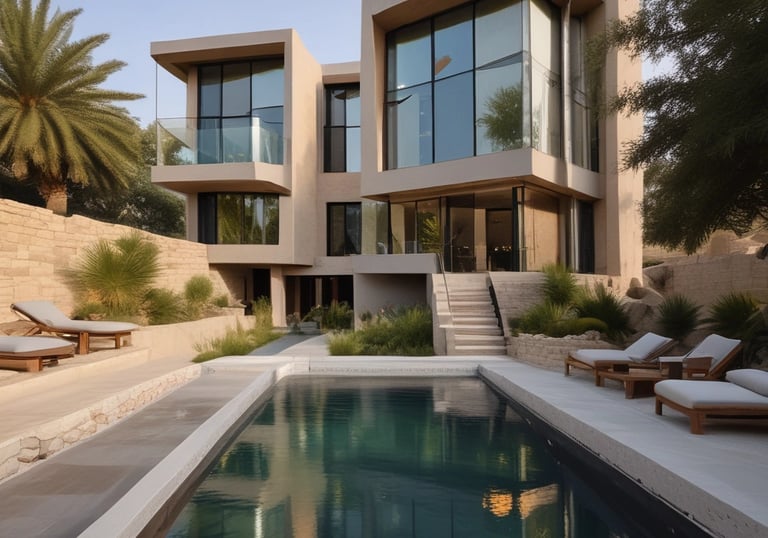 A professional consultant advising clients on real estate options.