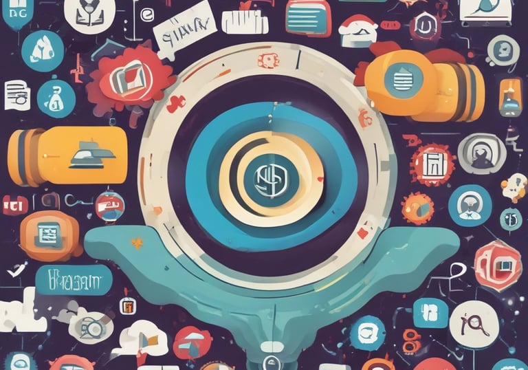 An infographic illustrating SEO strategies.