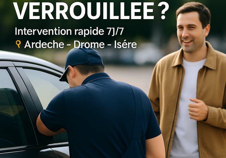 ouverture de porte serrurier auto