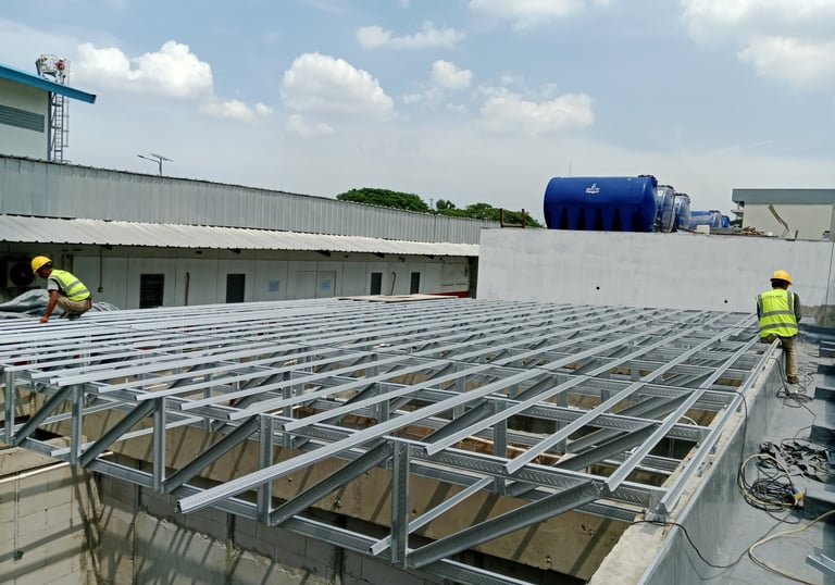 Rangka Atap Baja Ringan Fasum