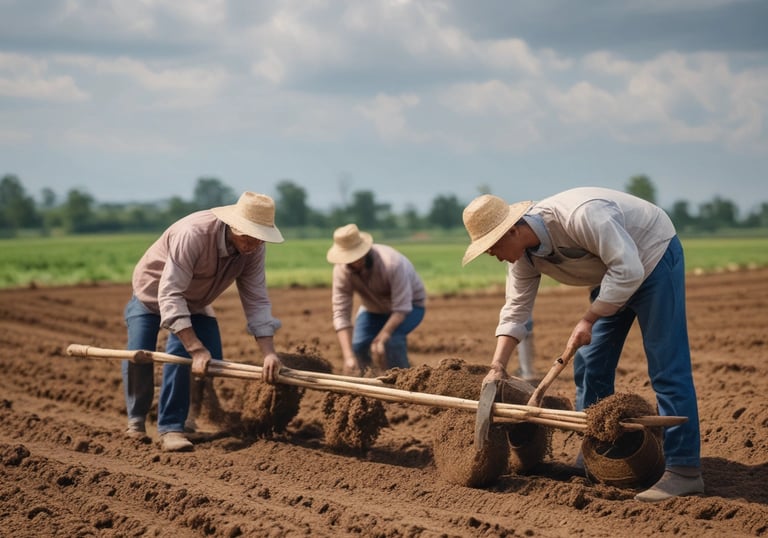 Freshly harvested crops ready for sale.