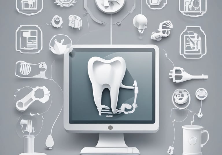 A dentist receiving technical support on digital tools.