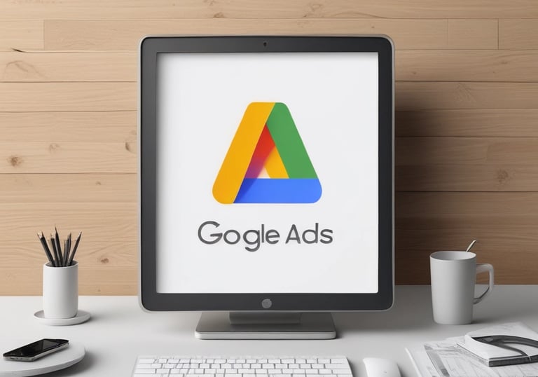 Close-up of hands analyzing digital marketing data on a tablet with charts and graphs.