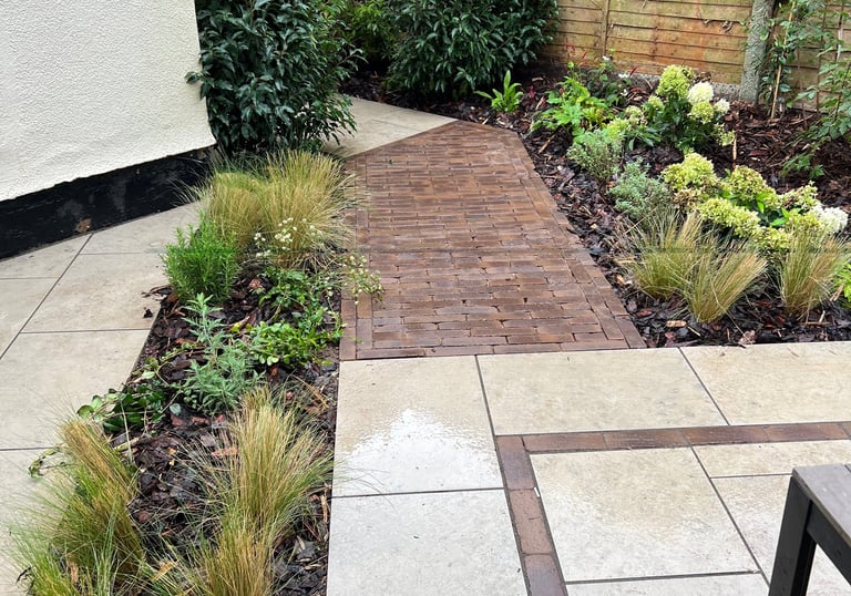 Limestone paving