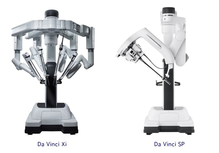 An image of Da Vinci Xi and Da Vinci SP