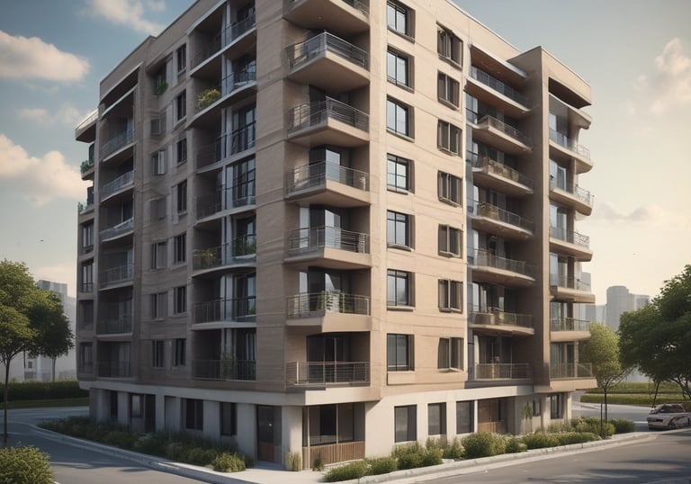 A simple, user-friendly contact form layout with fields for name, email, phone, property address, and message.