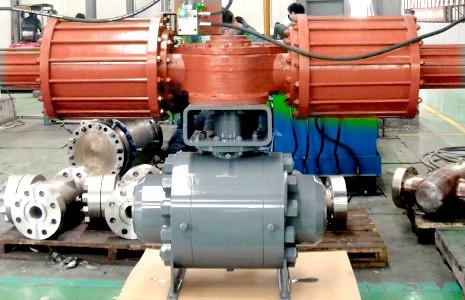 MMV Metal Seat Trunnion Side Entry Ball Valve Manufacturer in China