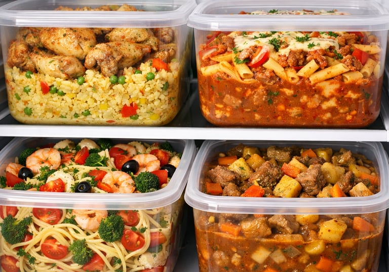 Batch cooking à Marseille – plats faits maison par cheffe à domicile.