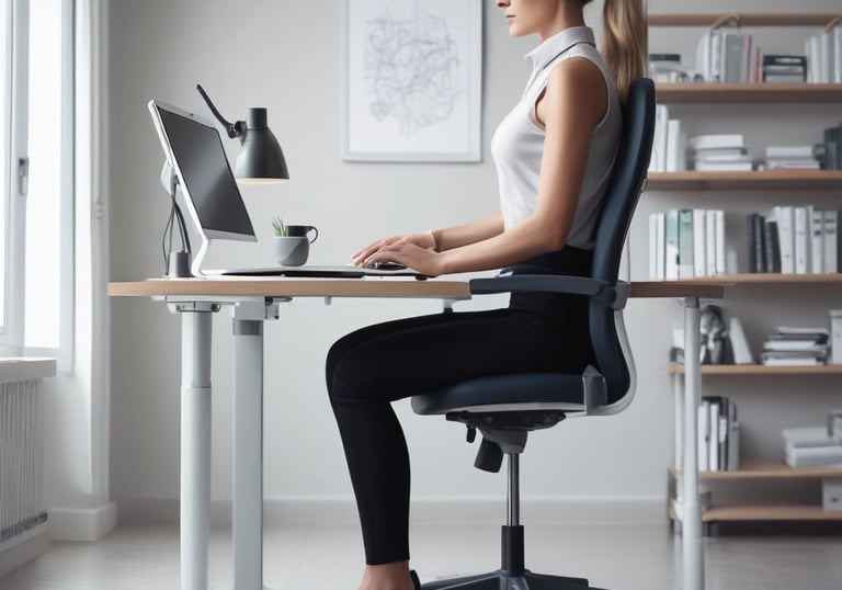 Employees participating in a wellness activity surrounded by plants and natural light.
