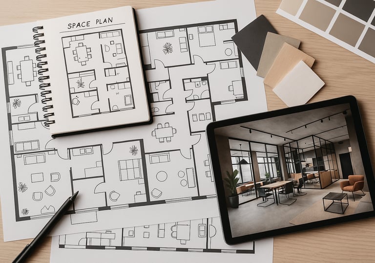 Projektowanie i aranżacja biur – projekt, wizualizacje 3D i dokumentacja techniczna fit out