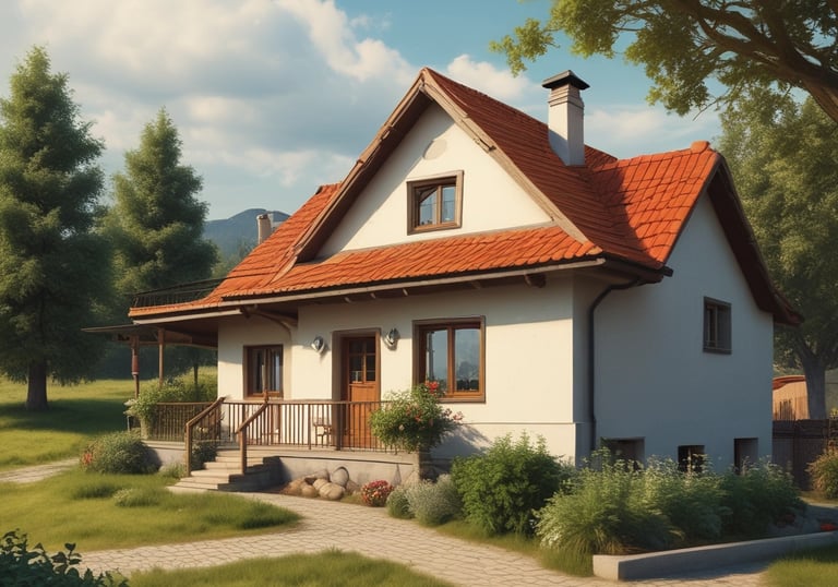 Real estate agent discussing property details with client.