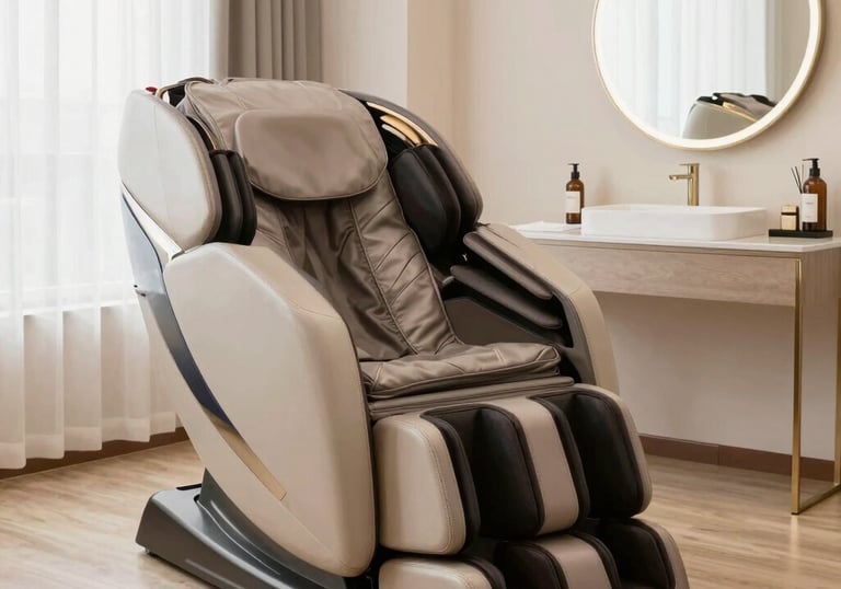 Cozy corner with plush chairs and soft lighting, inviting relaxation and elegance.