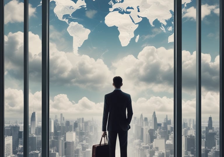 A professional team analyzing global market data on multiple screens.