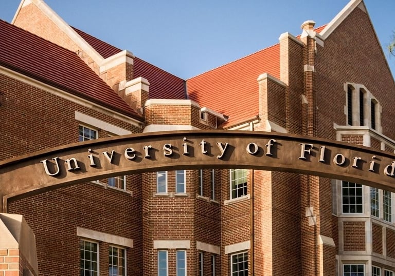entrance to university of florida