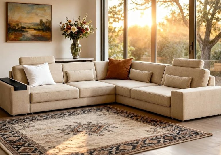 Sofa fabric replacement and repair work