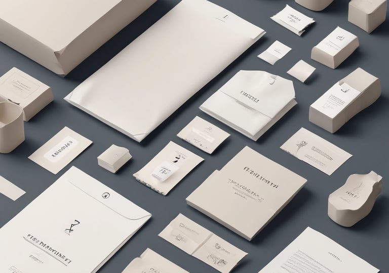 Close-up of a designer sketching a logo with colorful markers on white paper.