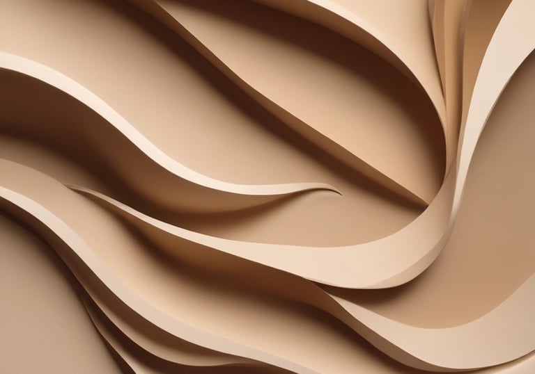 Close-up of a laptop screen displaying a sleek, white-themed website with orange highlights.